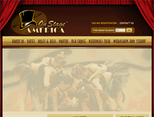 Tablet Screenshot of onstageamerica.com